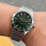 V Factory Omega Constellation 41mm 8900/8901 Movement Green Dial Watch with Date Window